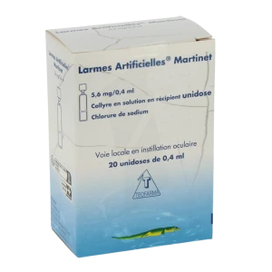 Larmes Artificielles Martinet 5,6 Mg/0,4 Ml, Collyre En Solution En Récipient Unidose