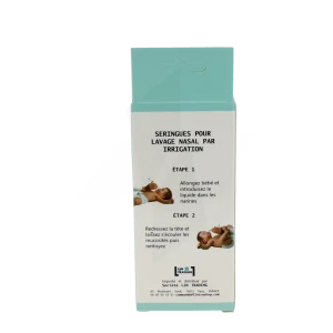 L2n Seringues Lavage Nasal Colorés B/2
