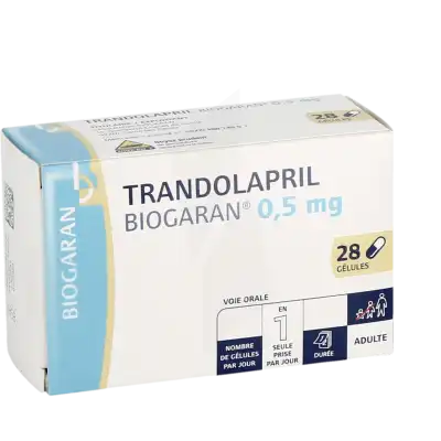 Trandolapril Biogaran 0,5 Mg, Gélule à LIVRON-SUR-DROME