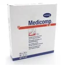 Medicomp® Compresses En Nontissé 10 X 10 Cm - Pochette De 2 - Boîte De 10 à Gradignan