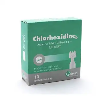 CHLORHEXIDINE ALCOOLIQUE GILBERT HEALTHCARE 0,5 %, solution pour application cutanée
