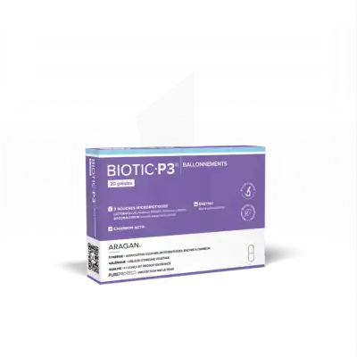 Aragan Biotic P3 Ballonnements Gélules B/20 à Venerque