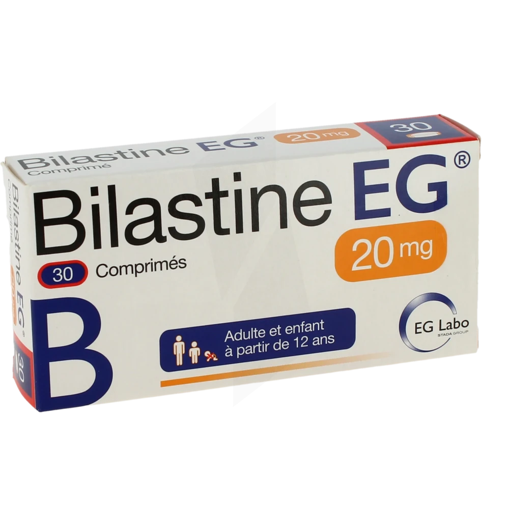 Bilastine Eg 20 Mg, Comprimé