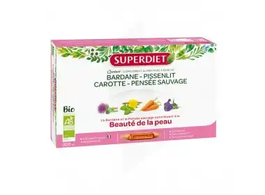 Superdiet Quatuor Bio Solution Buvable Beauté De La Peau 20amp/15ml à Rambouillet