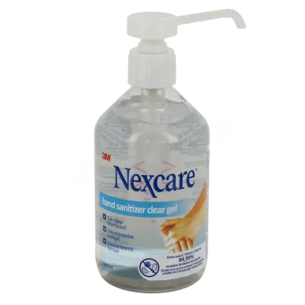 Nexcare Gel Désinfectant Mains Transparent Fl/500ml