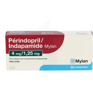 Perindopril/indapamide Viatris 4 Mg/1,25 Mg, Comprimé