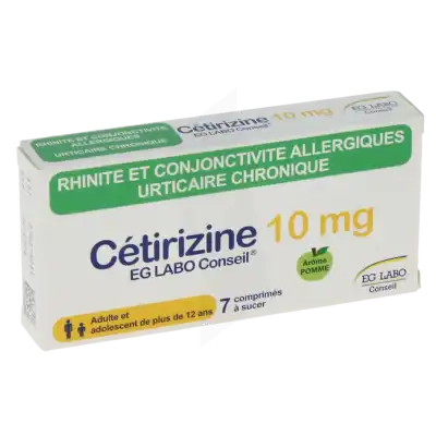 Cetirizine Eg Labo Conseil 10 Mg, Comprimé à Sucer à Aix-les-Bains