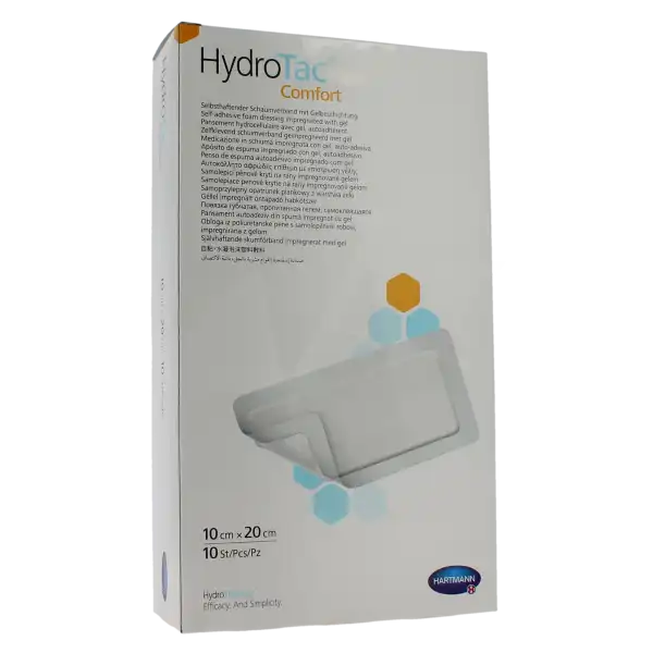 Hydrotac® Comfort Pansement Adhésif 10 X 20 Cm - Boîte De 10
