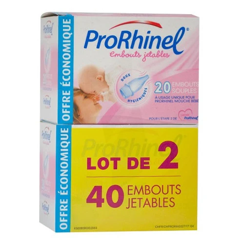 Pharmacie Roebroeck - Parapharmacie Prorhinel Lot De 2 X 20 Embouts Jetables  Souples Pour Mouche Bébé - Vernouillet