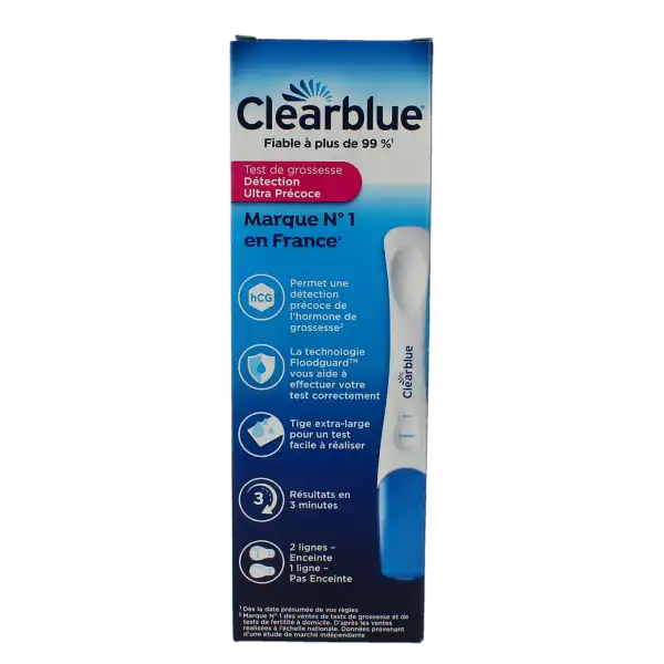 Clearblue Early Test De Grossesse Détection Précoce B/1