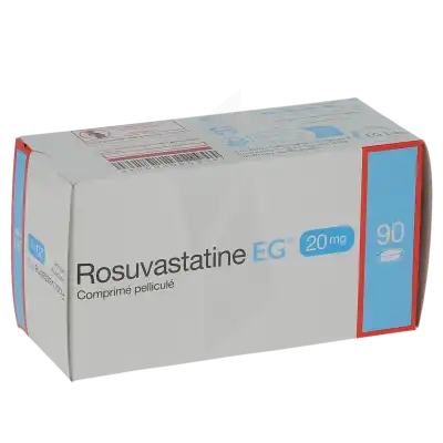 Rosuvastatine Eg 20 Mg, Comprimé Pelliculé à SAINT-SAENS