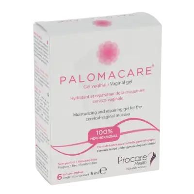 Palomacare Gel Vaginal Hydratant Réparateur 6 Canules/5ml à Mûrs-Erigné