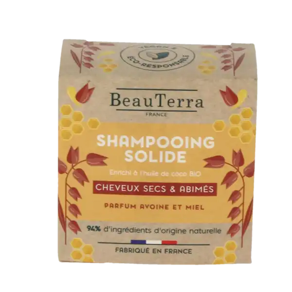 Beauterra Shampooing Solide Cheveux Secs B/75g