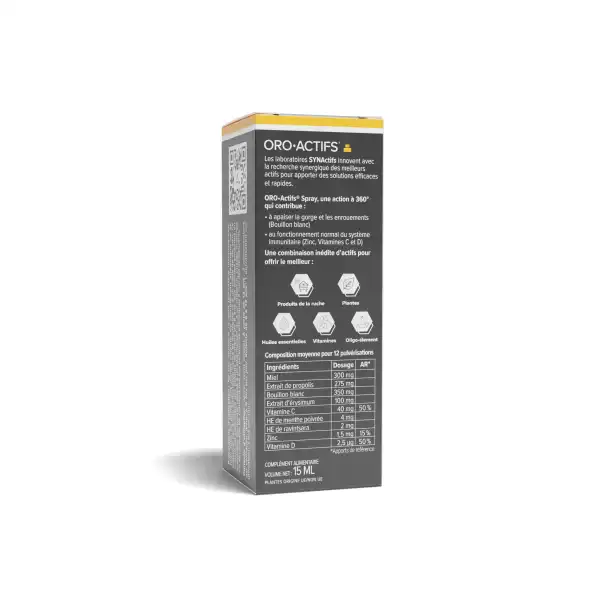 Aragan Synactifs Oroactifs Spray 15ml