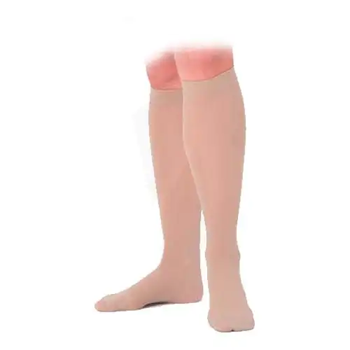 Mediven Elegance 20, Caramel, Long, Large, Paire