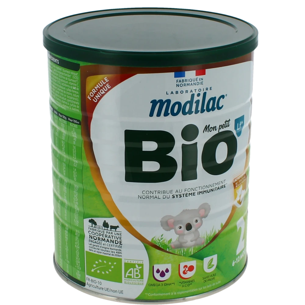 Modilac Mon Petit Bio Lf+ 2 Lait Pdre B/800g