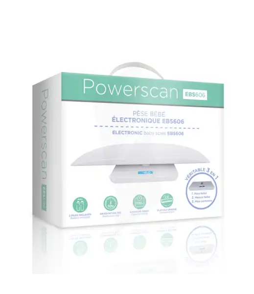 Powerscan Ebs606 PÈse-bÉbÉ Électronique 3 En 1