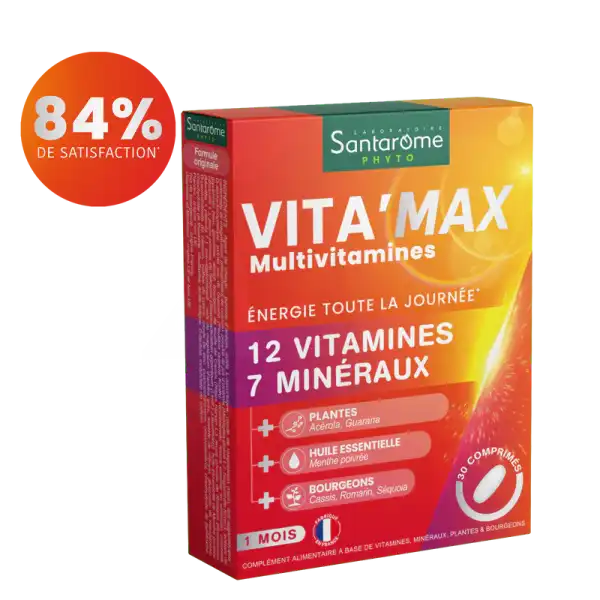 Santarome Vita'max Multivitamines Adultes Comprimés B/30