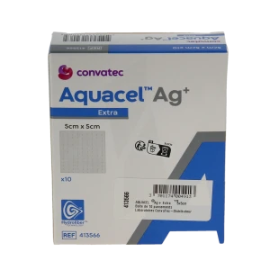 Aquacel Ag+ Extra Pans 5x5cm B/10