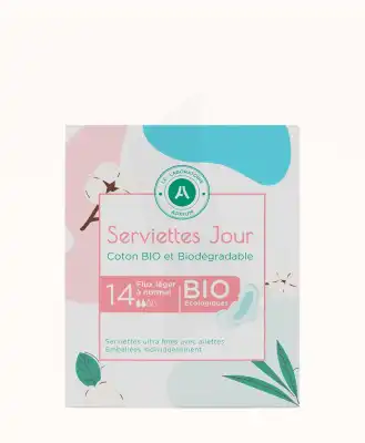 Laboratoire Aprium Serviettes Jour Bio B/14