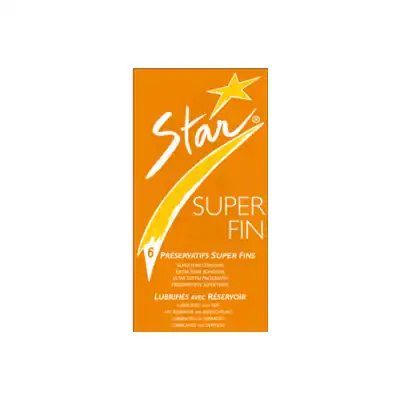 Star Super Fin Préservatif avec réservoir B/12