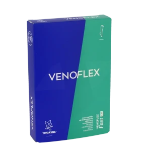 Venoflex Fast 2 Chaussette Lin Femme Ligne Noir Taille 1l