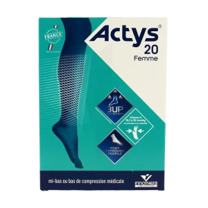 Actys 20 Mi-bas Pf Femme Beige T2n
