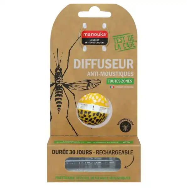 Manouka Diffuseur Boule Anti-moustique Panthère
