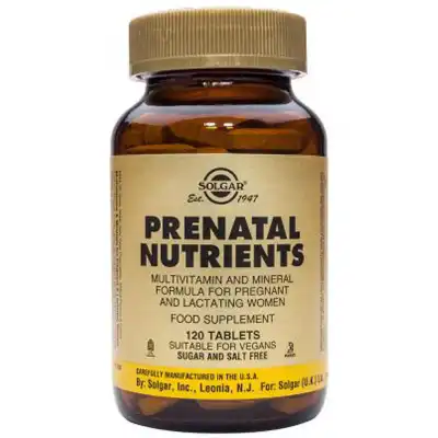 Solgar Prenatal Nutrients Tablets Gm à Paris