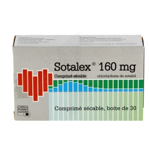 Sotalex 160 Mg, Comprimé Sécable