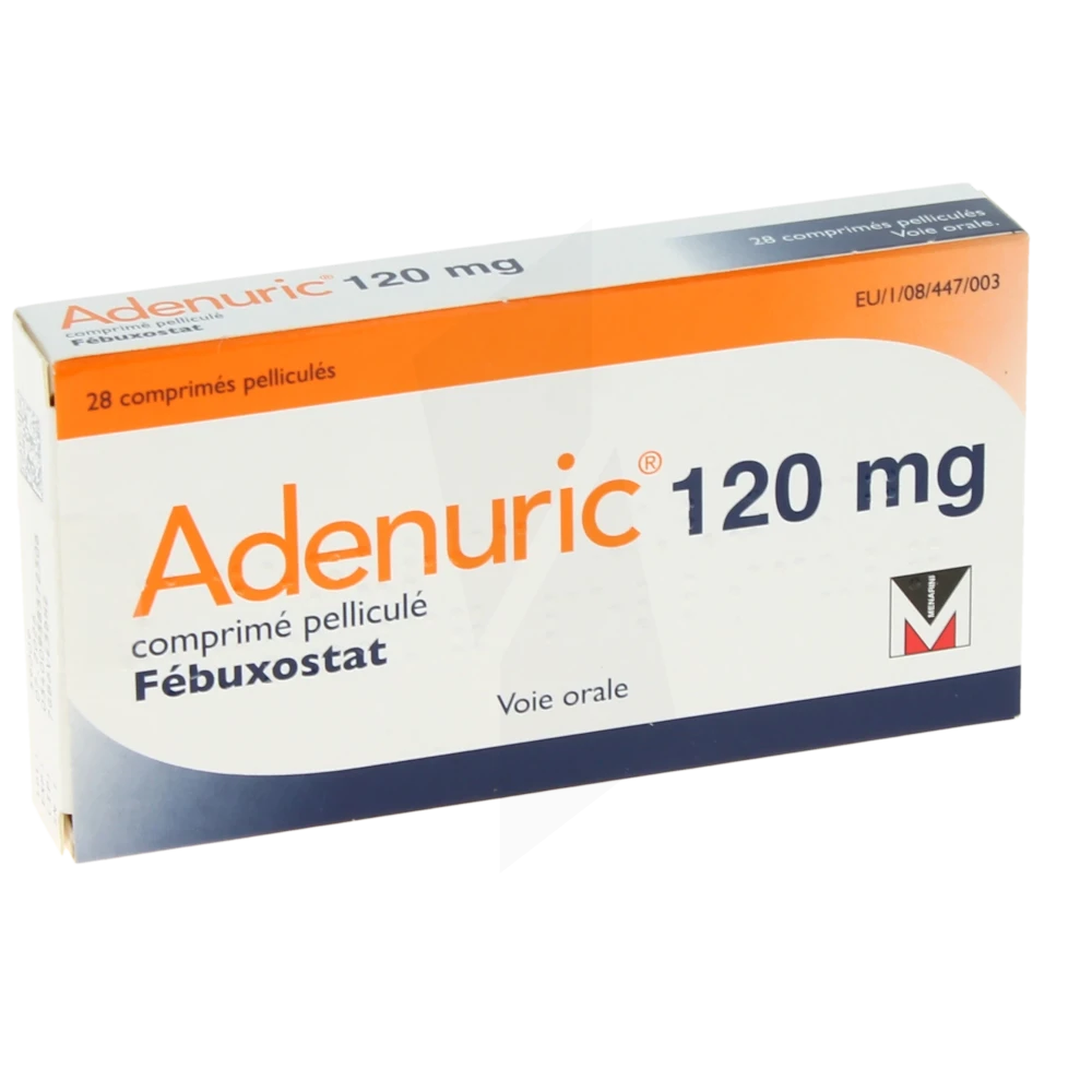 Adenuric 120 Mg, Comprimé Pelliculé