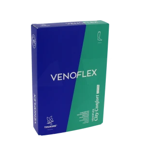 Venoflex City 2 Chaussette Coton Confort Homme Noir Taille 2n