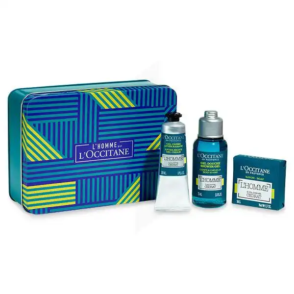 L'occitane Coffret Trio L'homme Cologne Cédrat