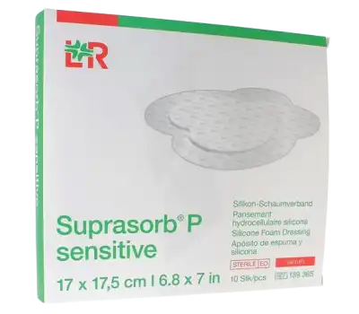 Suprasorb P Sensitive Border Sacrum Pansement Hydrocellulaire Siliconé Stérile 17x17,5cm B/10 à Marseille