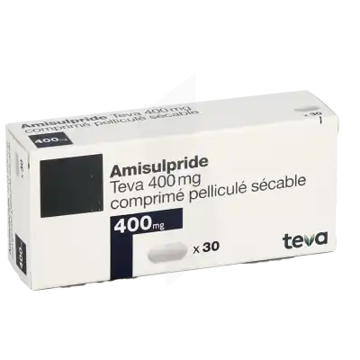 Amisulpride Teva 400 Mg, Comprimé Pelliculé Sécable à  JOUÉ-LÈS-TOURS