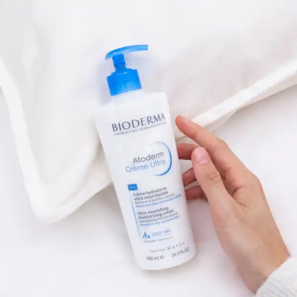 Bioderma Atoderm Crème Ultra Nourissante Hydratante Peau Sèches 2x500ml
