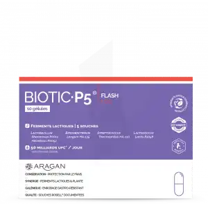 Aragan Biotic P5 Flash Gélules B/10 à Casteljaloux