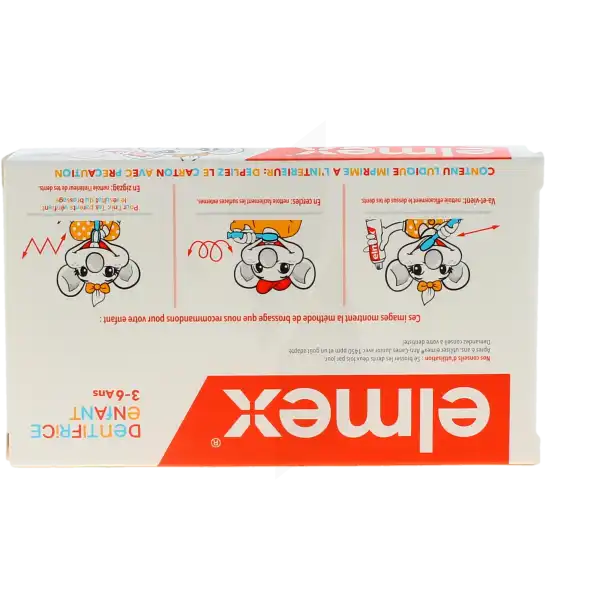 Elmex Enfant Dentifrice 3-6 Ans 2 Tubes De 50 Ml