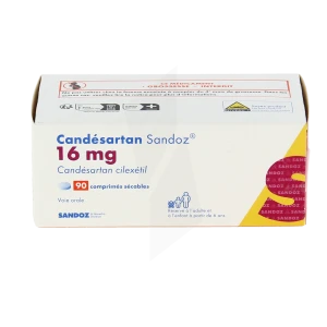 Candesartan Sandoz 16 Mg, Comprimé Sécable
