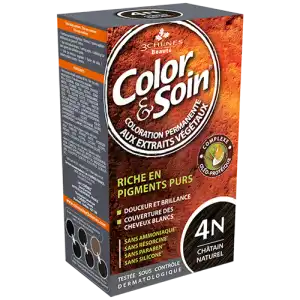 Acheter COLOR&SOIN Kit coloration permanente 4N châtain naturel à NOYON