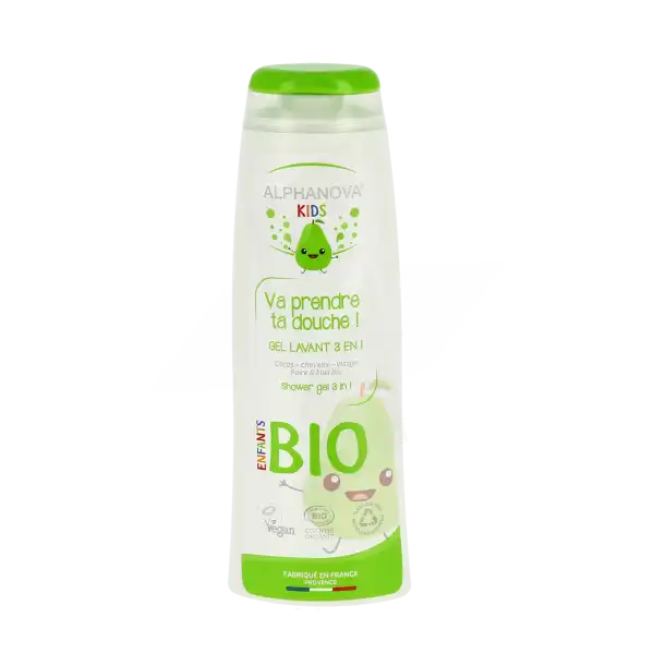 Alphanova Kids Bio "va Prendre Ta Douche!" Gel Poire Fl/250ml