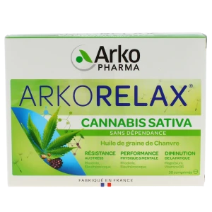 Arkorelax Cannabis Sativa Comprimés Boîte De 30