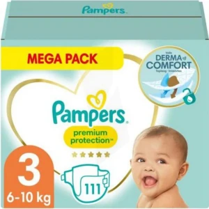 Pampers Premium Protection Couche T3 6-10kg Mégapack/111