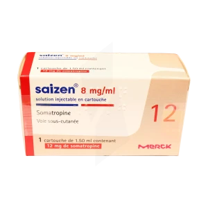 Saizen 8 Mg/ml, Solution Injectable En Cartouche
