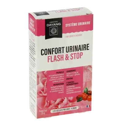 Dayang Confort Urinaire Flash & Stop 15 Gélules à Agen