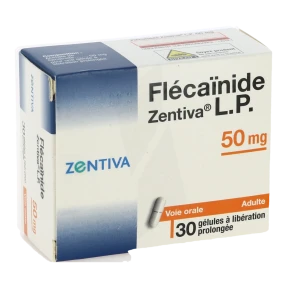 Flecainide Zentiva Lp 50 Mg, Gélule à Libération Prolongée