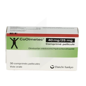 Coolmetec 40 Mg/25 Mg, Comprimé Pelliculé