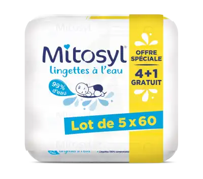 Mitosyl Lingette à L'eau 5 Sachets/60 à Saint-Brevin-les-Pins
