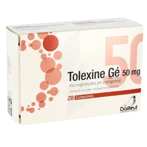 Tolexine 50 Mg, Microgranules En Comprimé