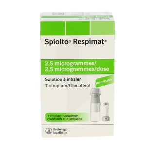 Spiolto Respimat 2,5 Microgrammes/2,5 Microgrammes/ Dose, Solution à Inhaler